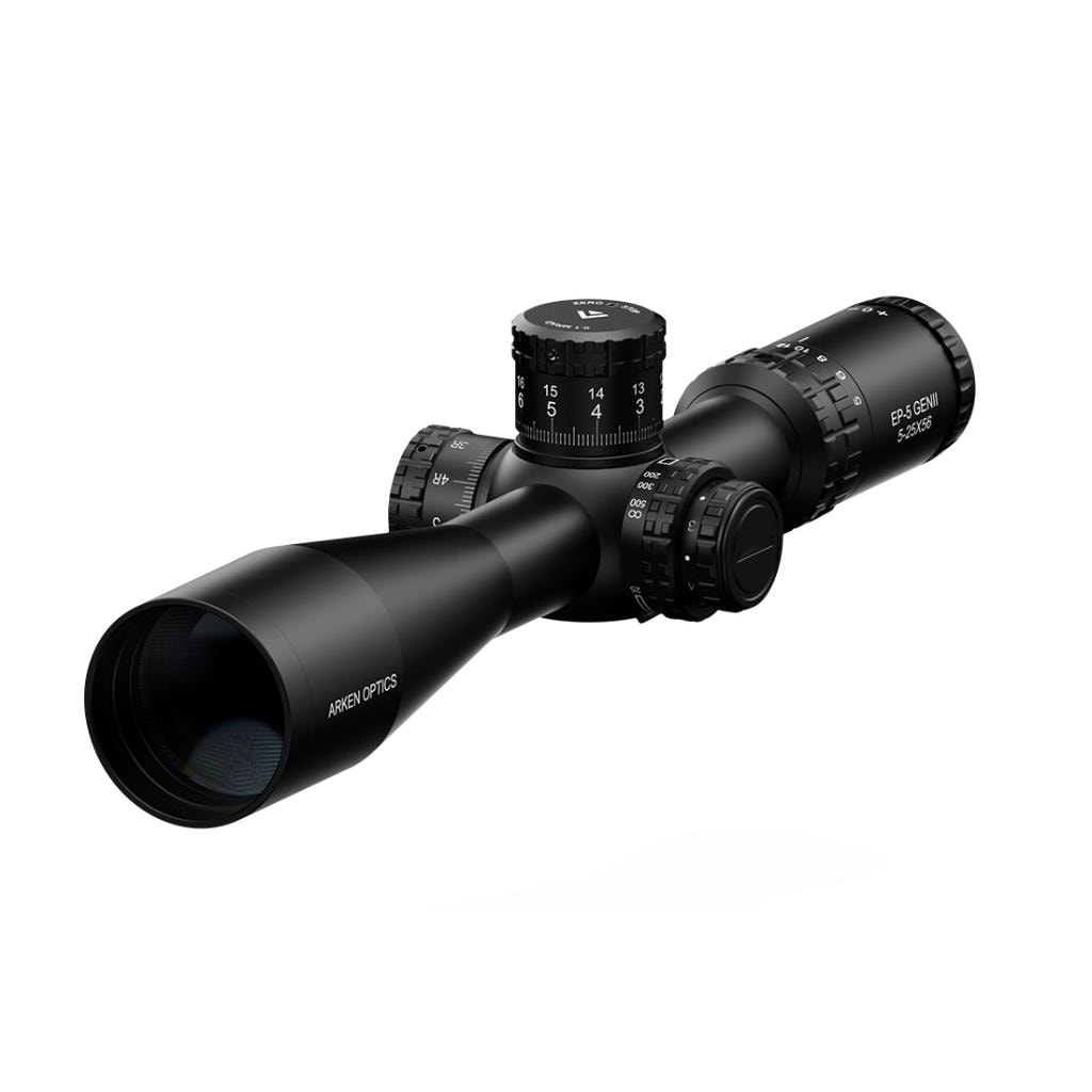 Arken EP-5 GENII 5-25×56 FFP — Zero Stop, Illuminated VPR/TOR